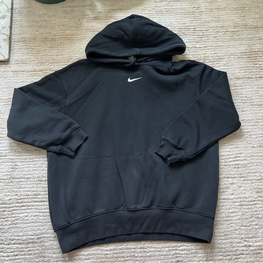Nike Black Oversized Sweatshirt Hoodie
